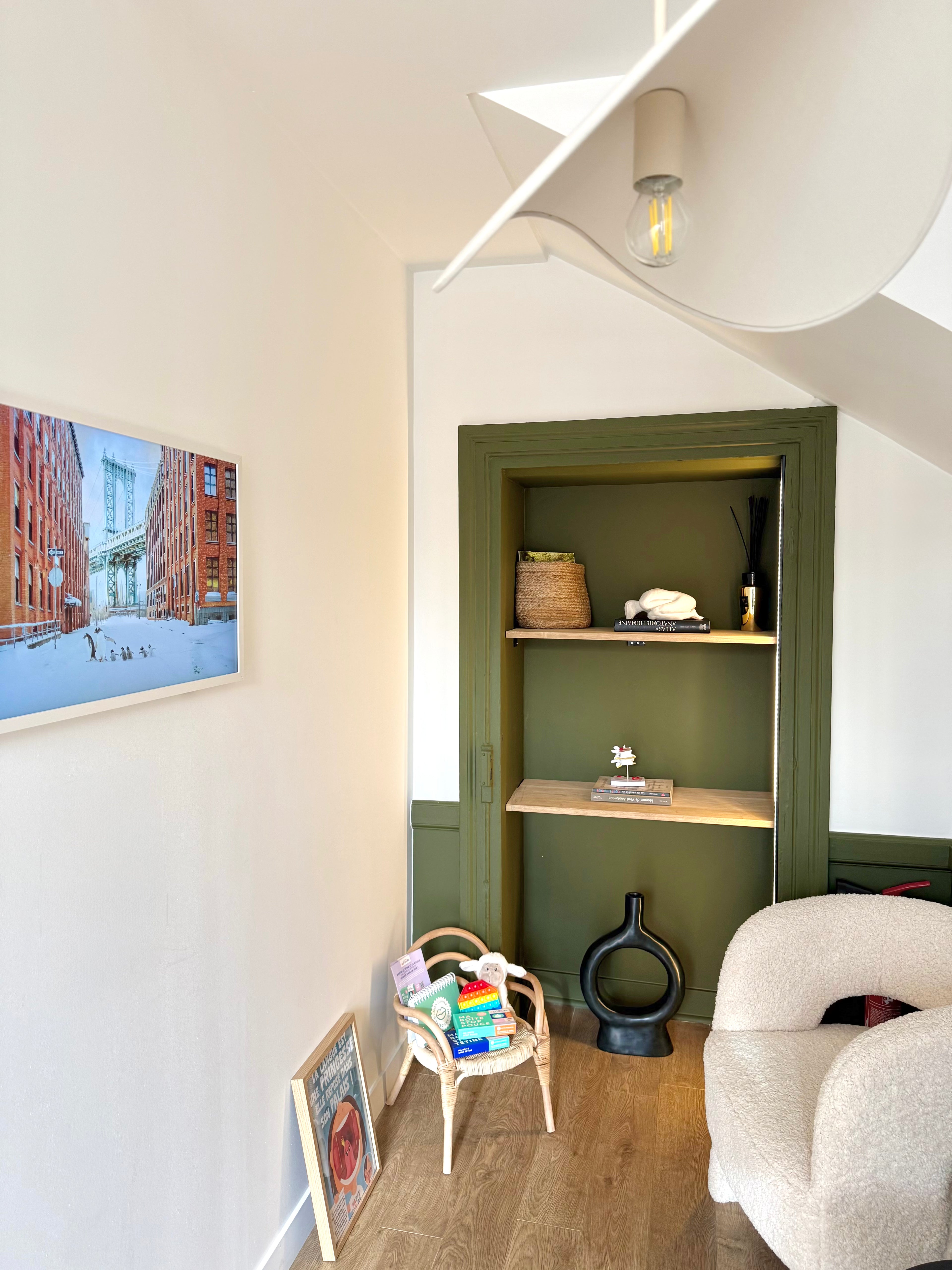 Photo de la salle d'attente du cabinet de Lohanne Charvet  Chaponost